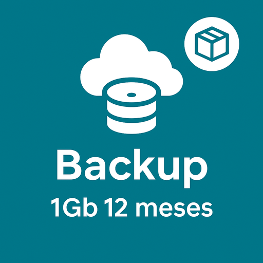 Backup online 1 Gb - Implantación + 12 meses